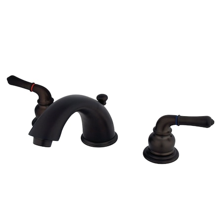 Kingston Brass KB965 Magellan Widespread Bathroom Faucet W/ Retail Pop-Up, Bronze KB965
